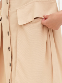 Платье мини Vicolo модель 202-VC-1454_бежевый Фото