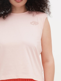 Футболка Vicolo модель 202-VC-2314_пудра Фото