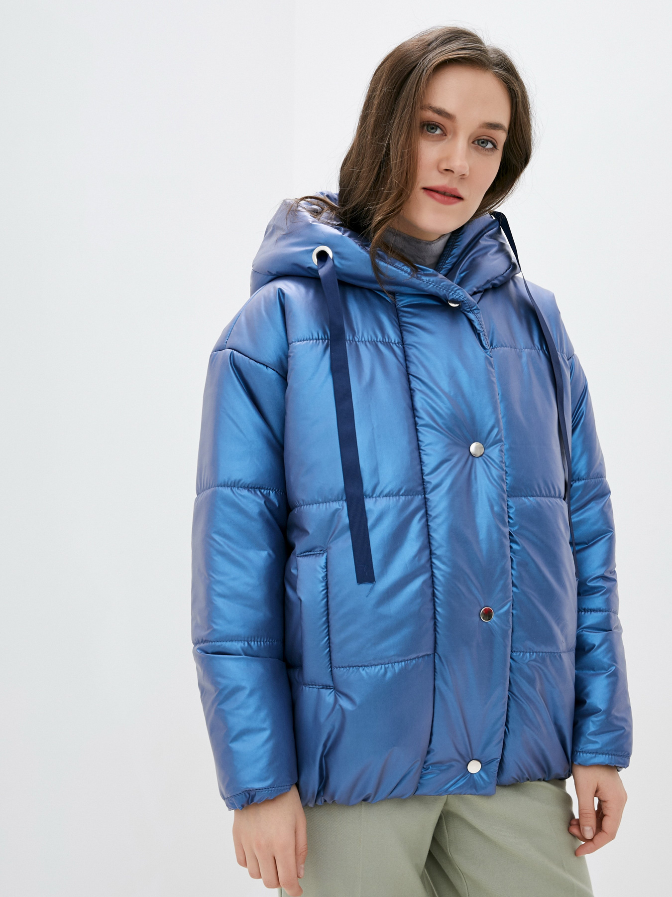 Демісезонна куртка ISSA Plus модель SA-310_blue Фото