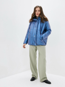 Демисезонная куртка ISSA Plus модель SA-310_blue Фото