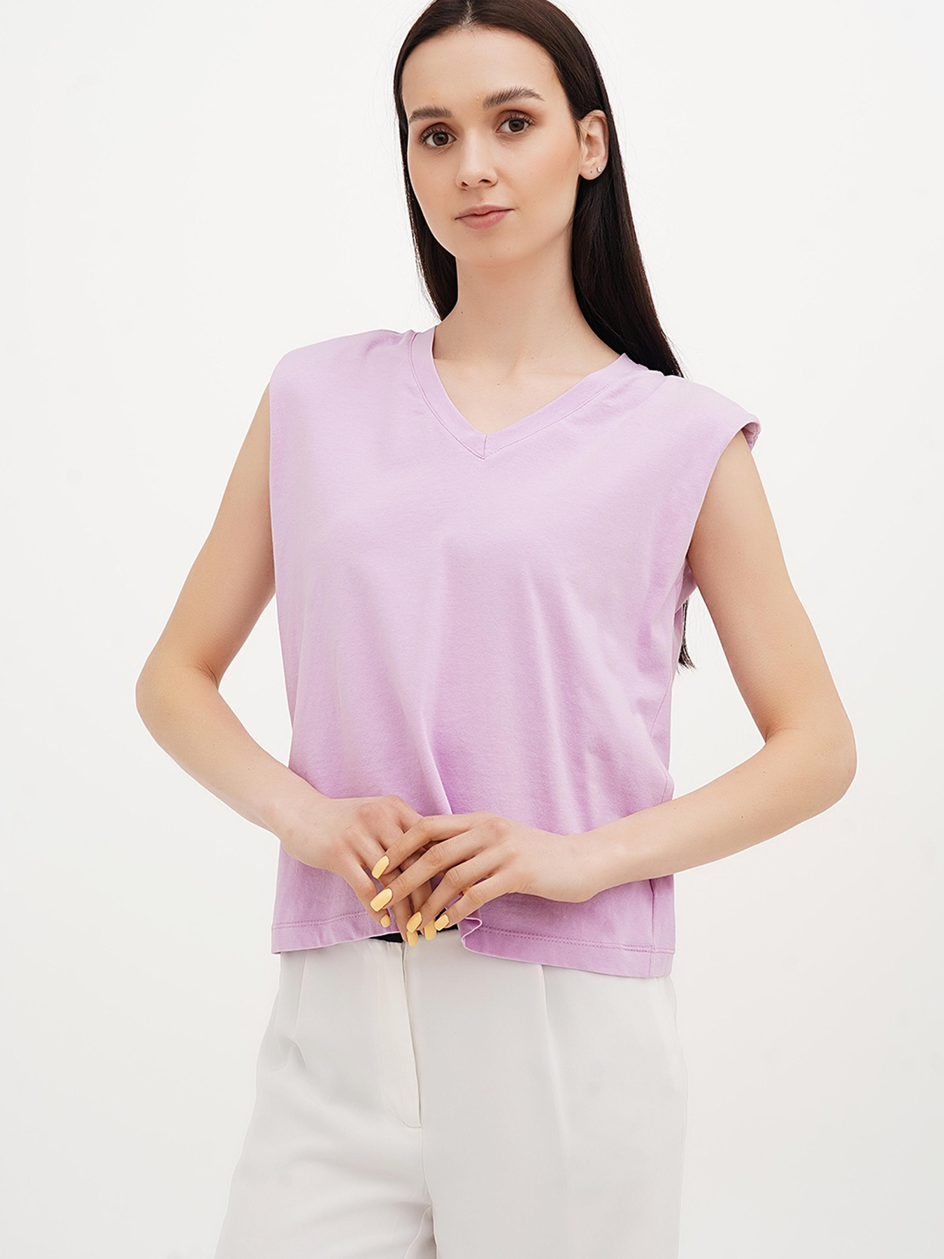 Футболка Vicolo модель 202-VC-2315_сиреневый Фото