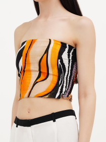 Топ Vicolo Модель 202-VC-2318_оранжевый Фото