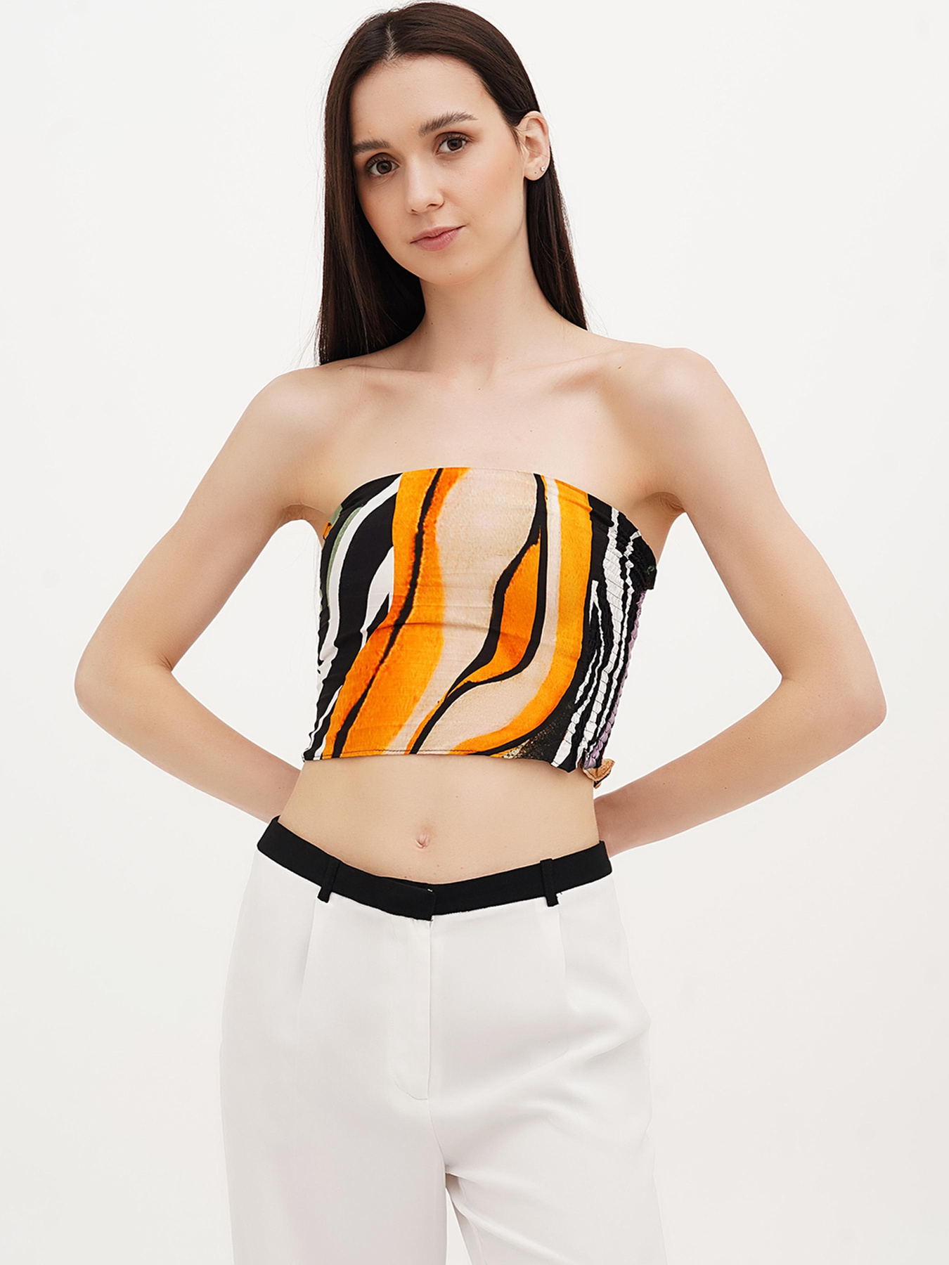 Топ Vicolo модель 202-VC-2318_оранжевый Фото