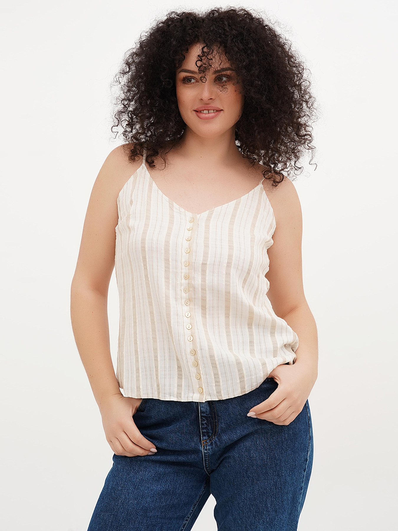 Майка Vicolo модель 202-VC-2322_молочный Фото