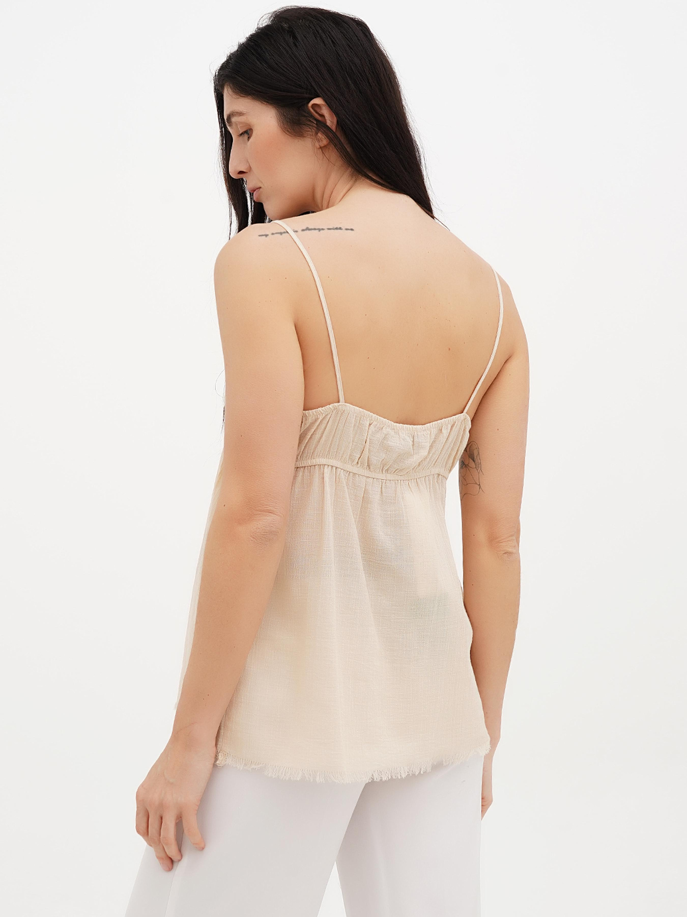 Майка Vicolo модель 202-VC-2331_бежевый Фото