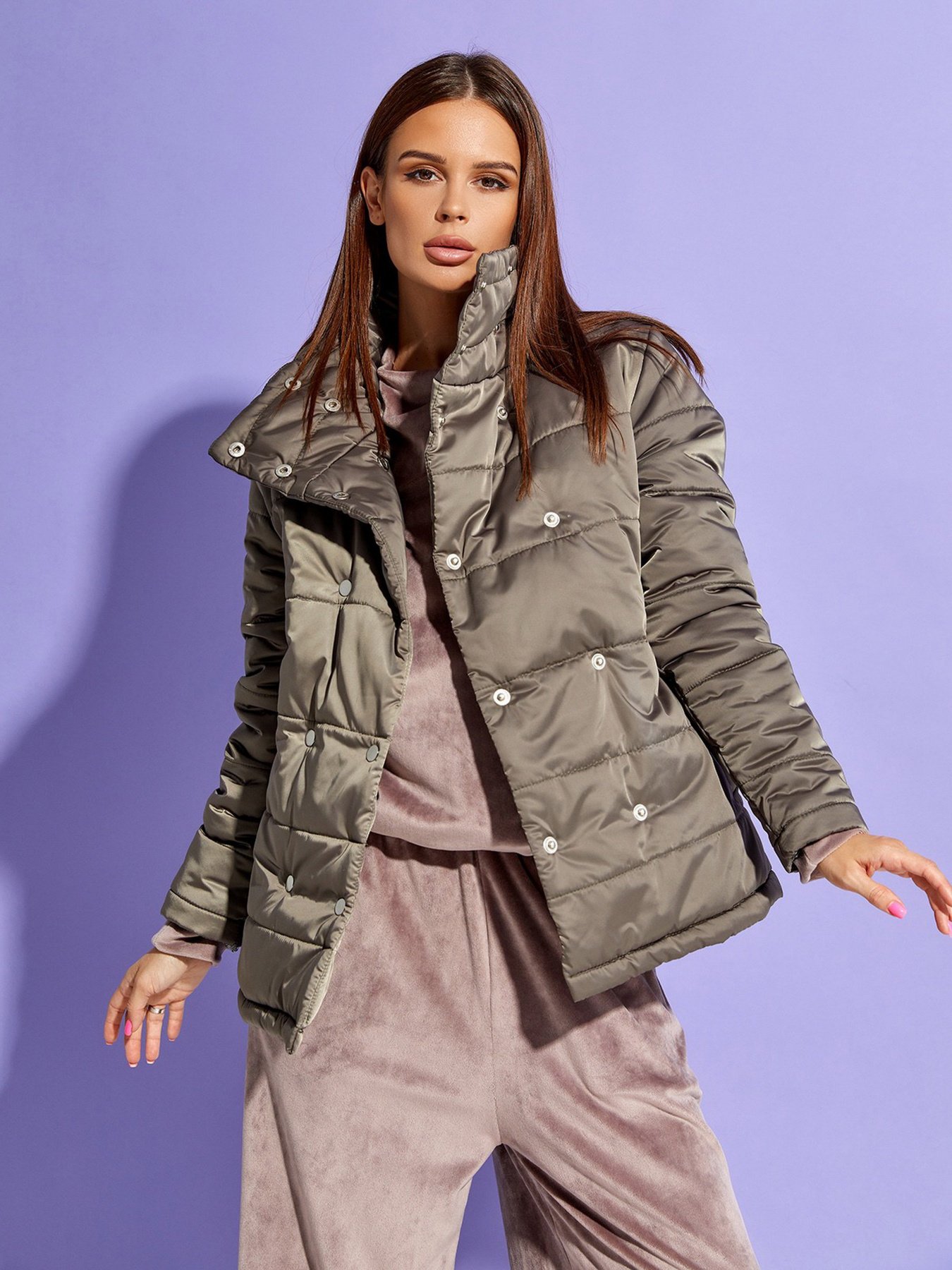 Демісезонна куртка ISSA Plus модель SA-311_hacks Фото