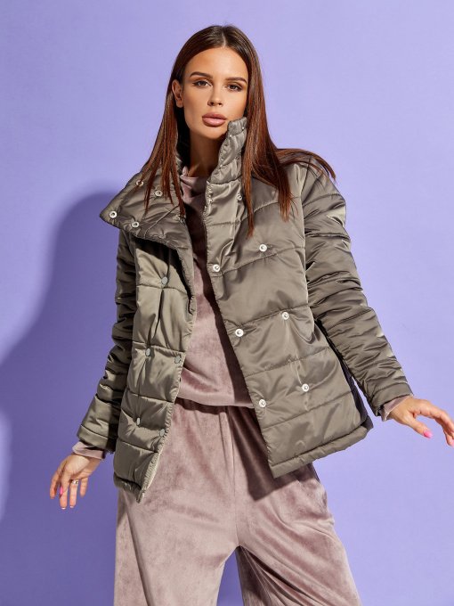 Демисезонная куртка ISSA Plus модель SA-311_hacks Фото