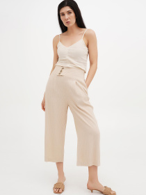 Кюлоты Vicolo модель 202-VC-4043_бежевый Фото