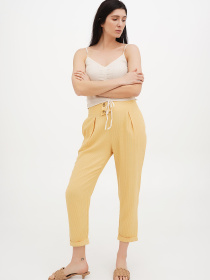 Повседневные штаны Vicolo модель 202-VC-4044_бежевый Фото