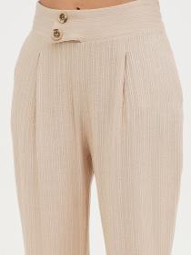 Повседневные штаны Vicolo модель 202-VC-4044_молочный Фото