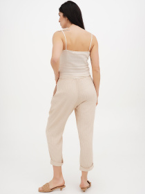 Повседневные штаны Vicolo модель 202-VC-4044_молочный Фото