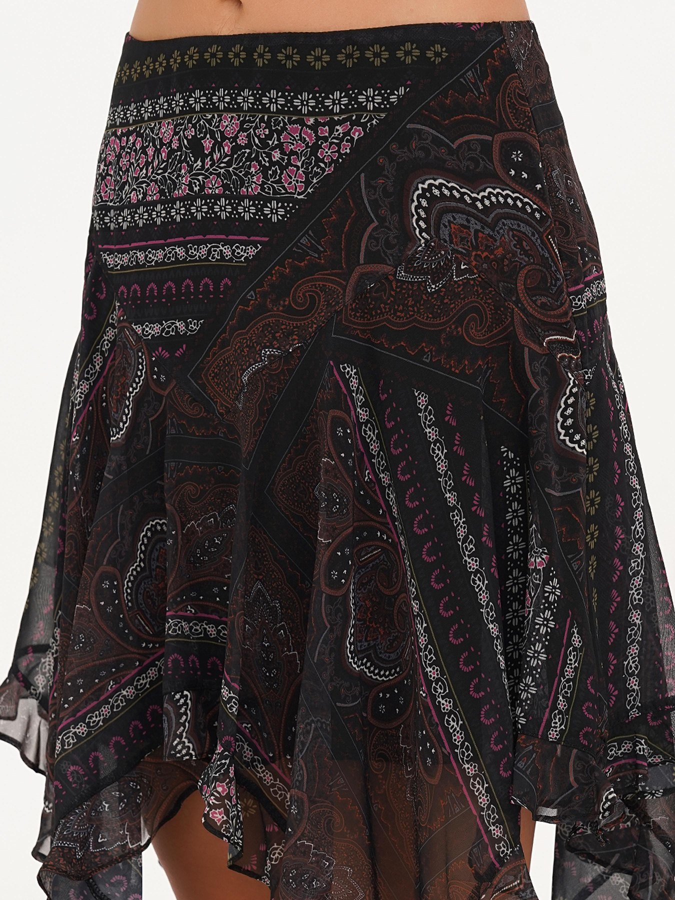 Юбка миди Vicolo модель 202-VC-5078_черный Фото