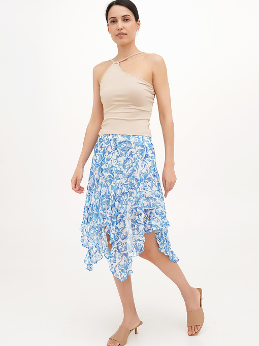 Спідниця міді Vicolo модель 202-VC-5078_синий Фото