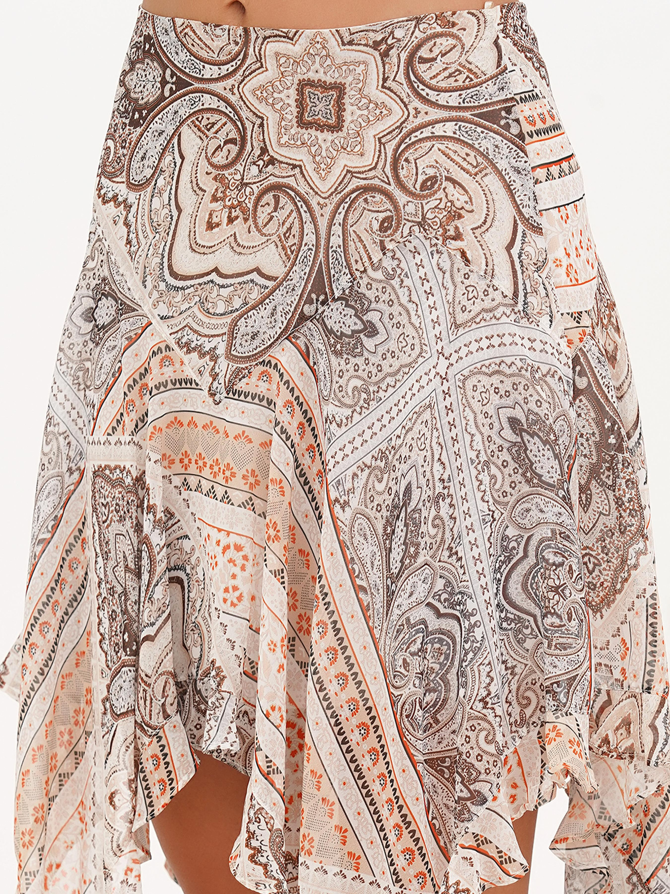 Спідниця міді Vicolo модель 202-VC-5078_бежевый Фото