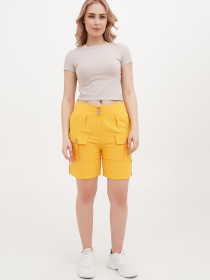 Шорты Vicolo модель 202-VC-5081_желтый Фото