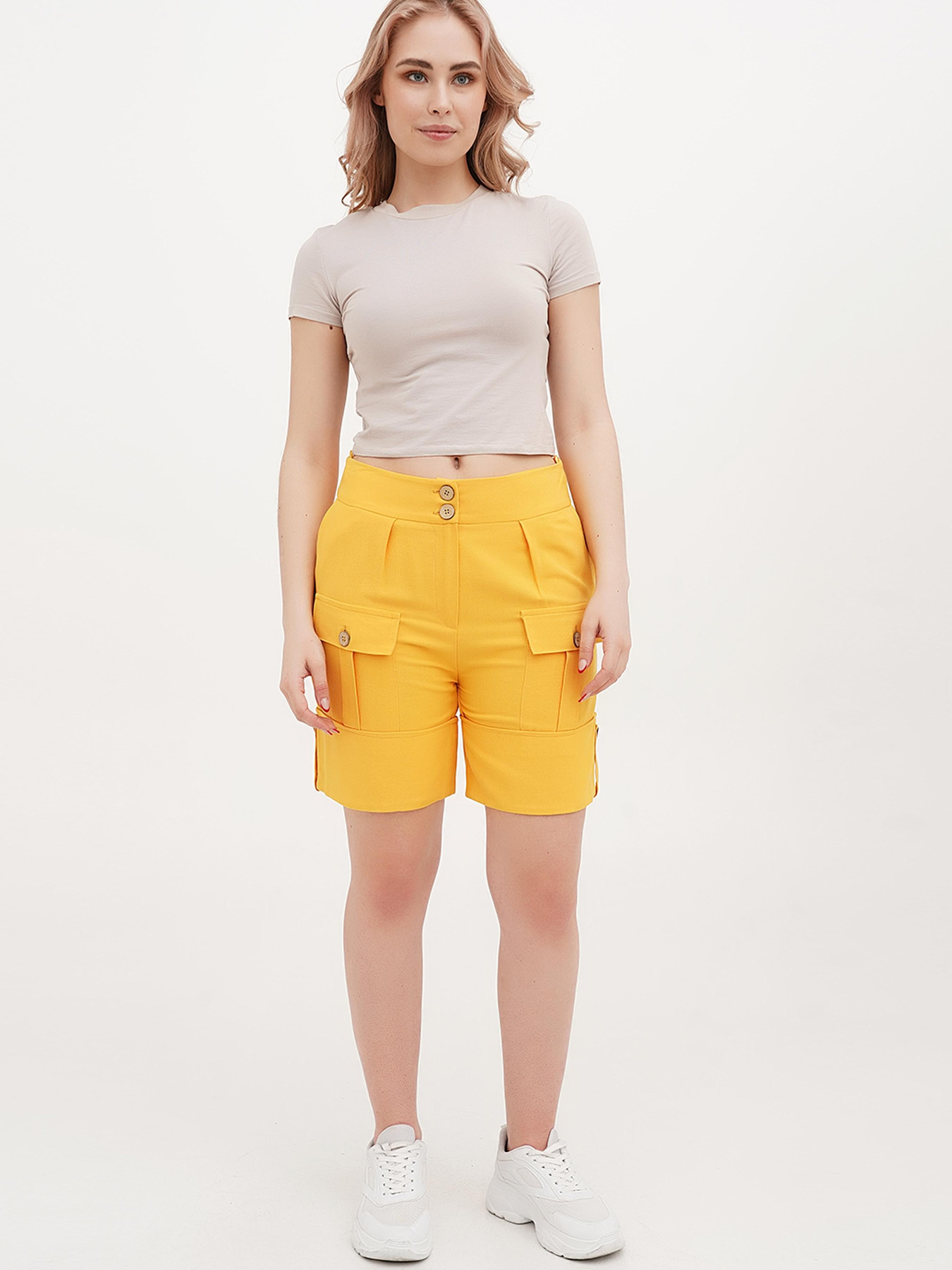 Повседневные шорты Vicolo модель 202-VC-5081_желтый Фото