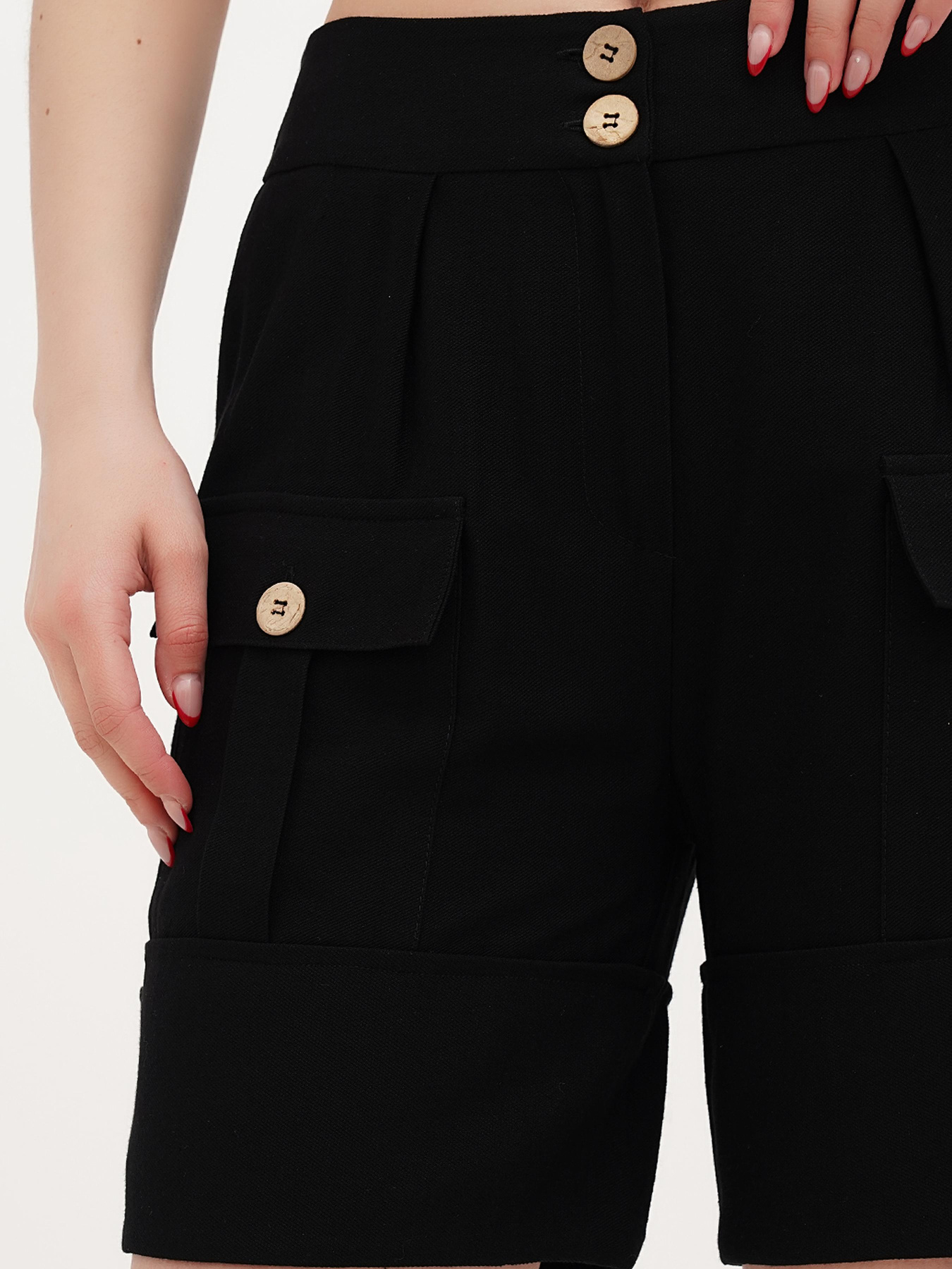 Шорты Vicolo модель 202-VC-5081_черный Фото