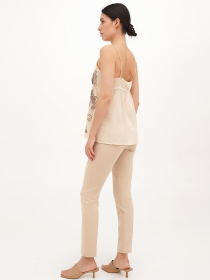 Брюки классические Vicolo модель 212-VCB-4056_бежевый Фото