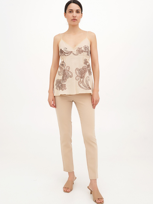 Класичні штани Vicolo модель 212-VCB-4056_бежевый Фото