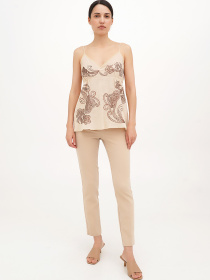 Класичні штани Vicolo модель 212-VCB-4056_бежевый Фото