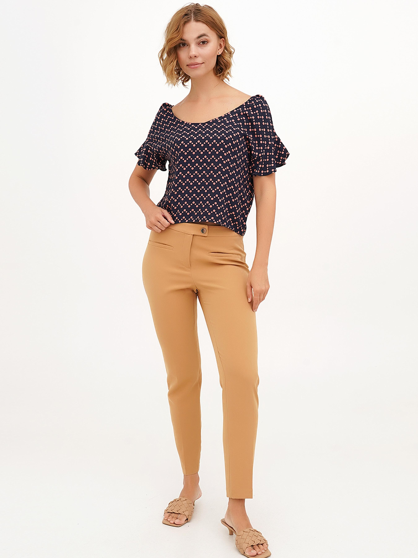 Брюки классические Vicolo модель 212-VCB-4057_бежевый Фото