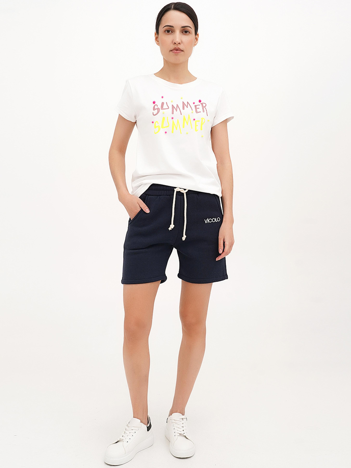 Шорти Vicolo модель 221-VC-4110_темный_темно-синий Фото