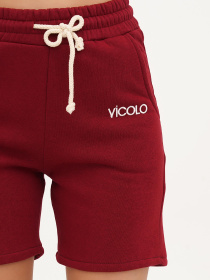 Повсякденні шорти Vicolo модель 221-VC-4110_бордовый Фото