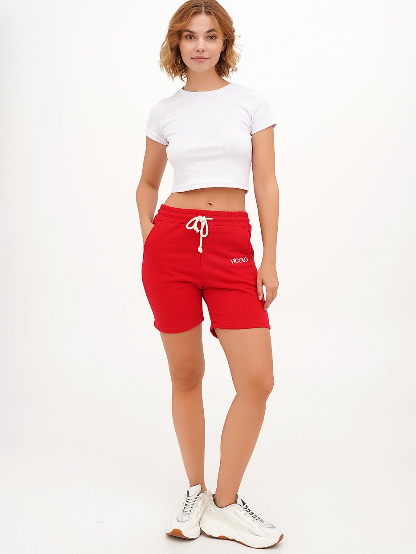Повсякденні шорти Vicolo модель 221-VC-4111_красный Фото
