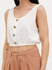 Топ Vicolo модель 222-VC-2737_белый Фото