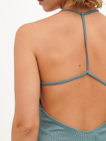 Платье миди Vicolo модель 222-VC-1947_зеленый Фото