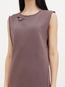 Платье мини Vicolo модель 222-VC-1960_фиолетовый Платье мини Vicolo модель 222-VC-1960_фиолетовый Фото