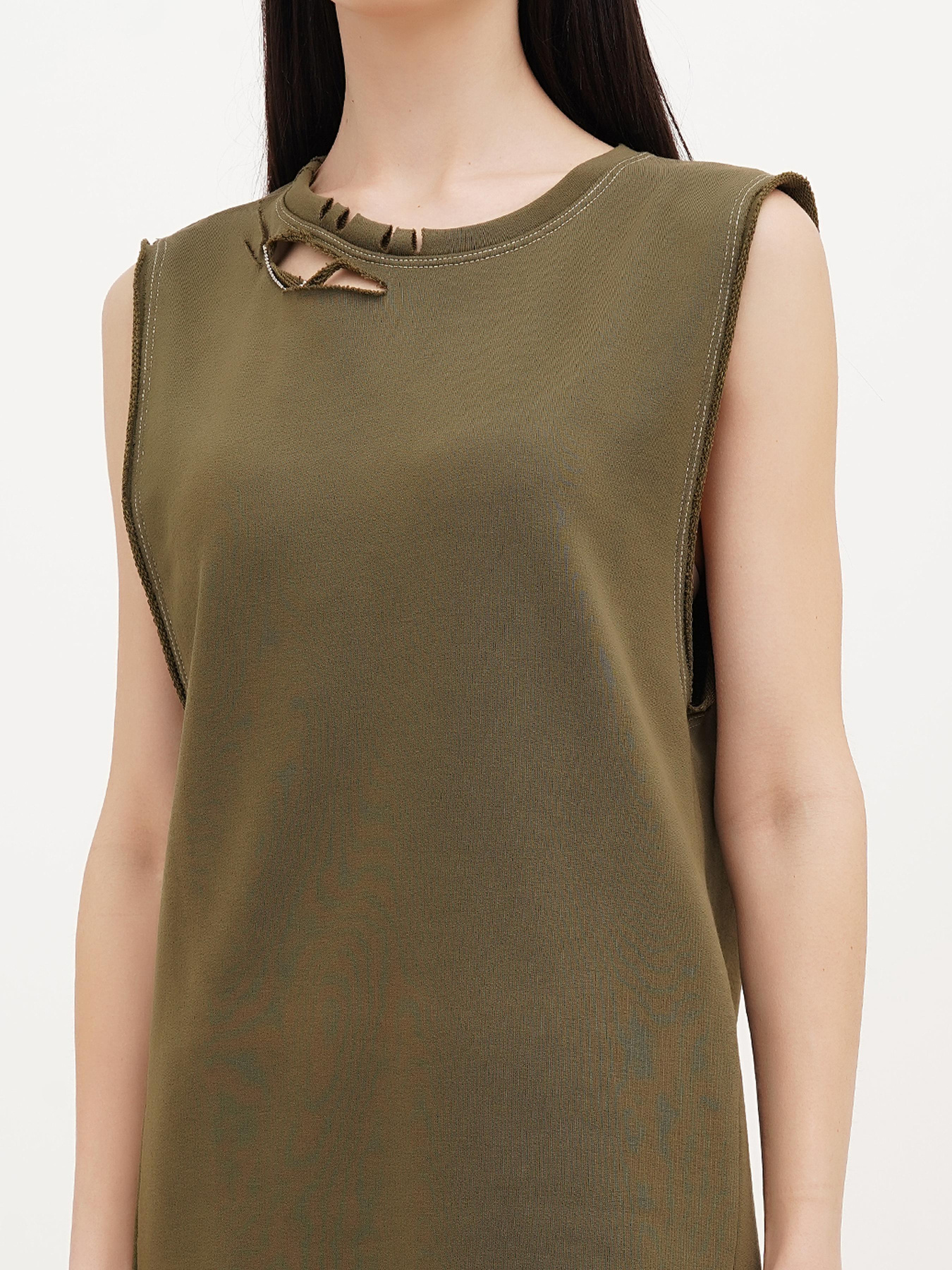 Платье мини Vicolo модель 222-VC-1960_хаки Фото