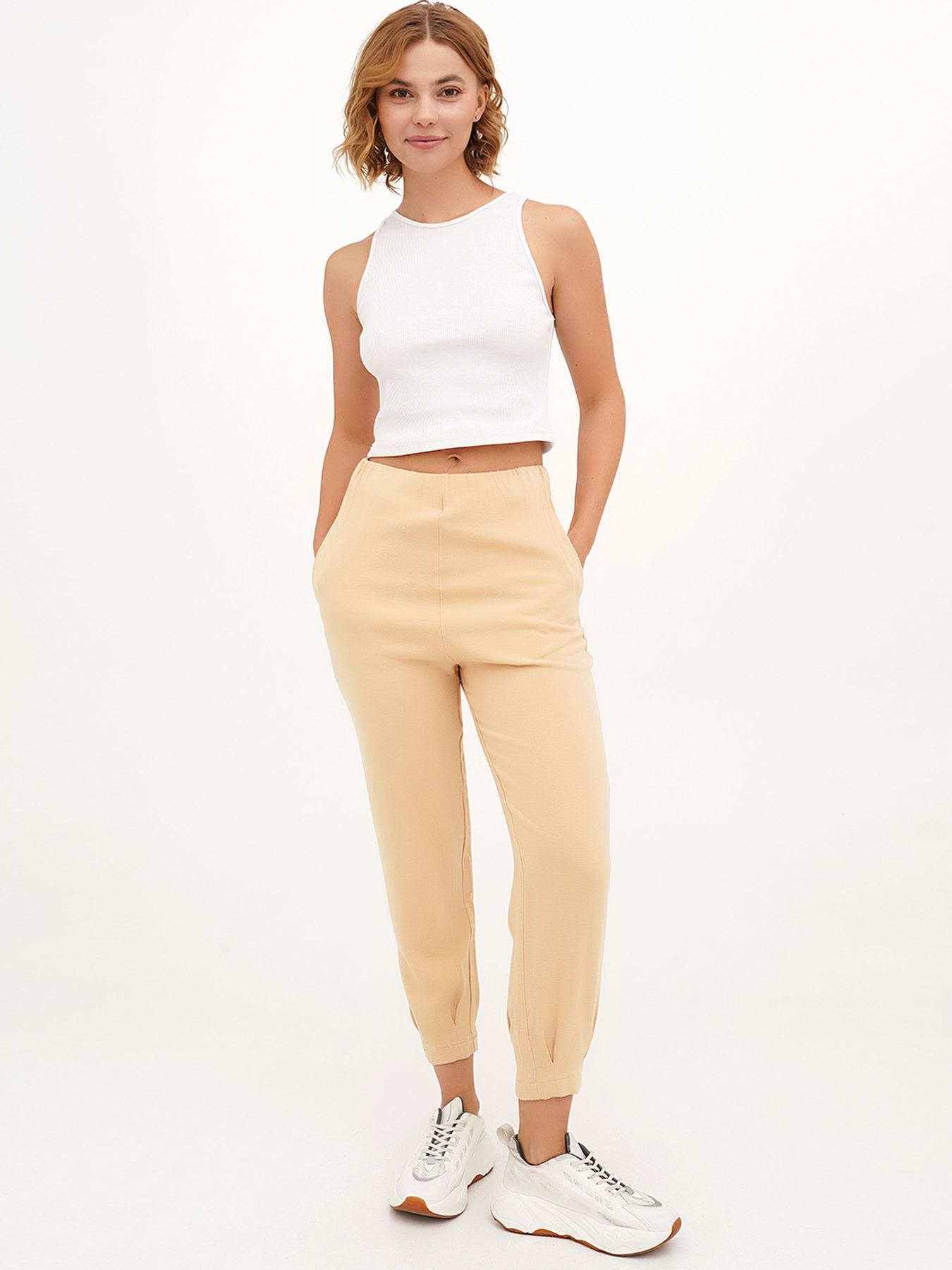 Повсякденні штани Vicolo модель 222-VC-4137_бежевый Фото