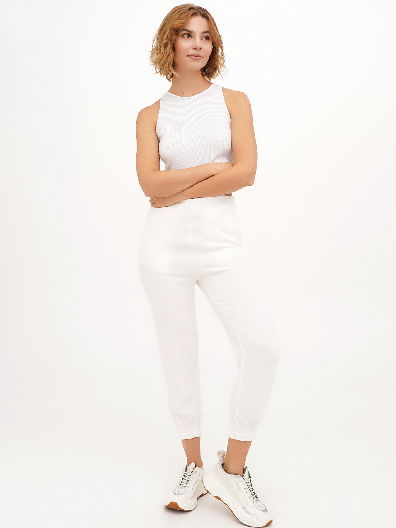 Брюки повседневные Vicolo модель 222-VC-4137_белый Фото