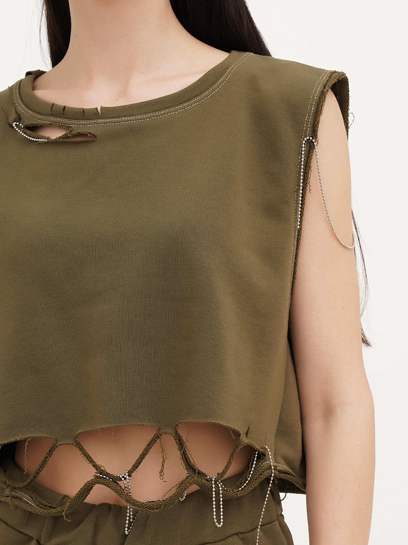 Топ Vicolo модель 222-VC-2742_хаки Фото