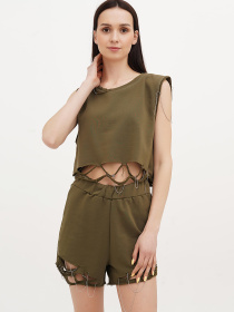 Топ Vicolo модель 222-VC-2742_хаки Фото