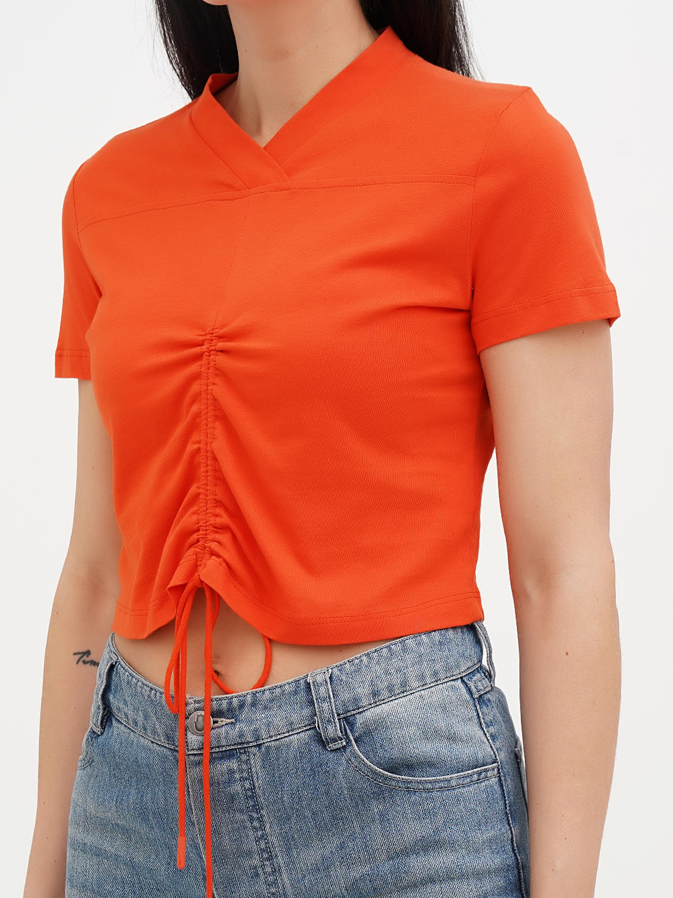 Топ Vicolo модель 222-VC-2744_оранжевый Фото