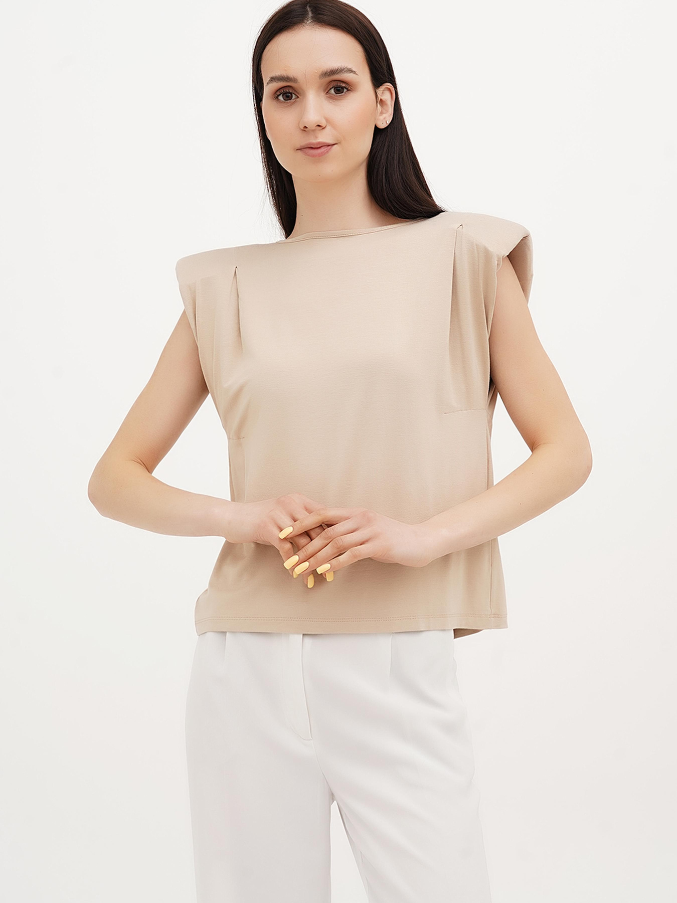 Футболка Vicolo модель 222-VC-2745_бежевый Фото