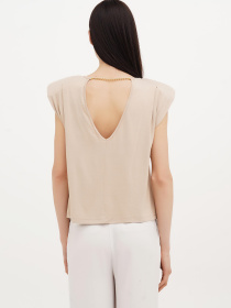 Футболка Vicolo модель 222-VC-2745_бежевый Фото