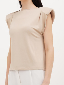 Футболка Vicolo модель 222-VC-2745_бежевый Фото