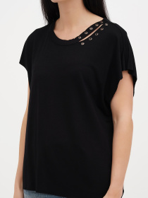 Футболка Vicolo модель 222-VC-2748_черный Фото