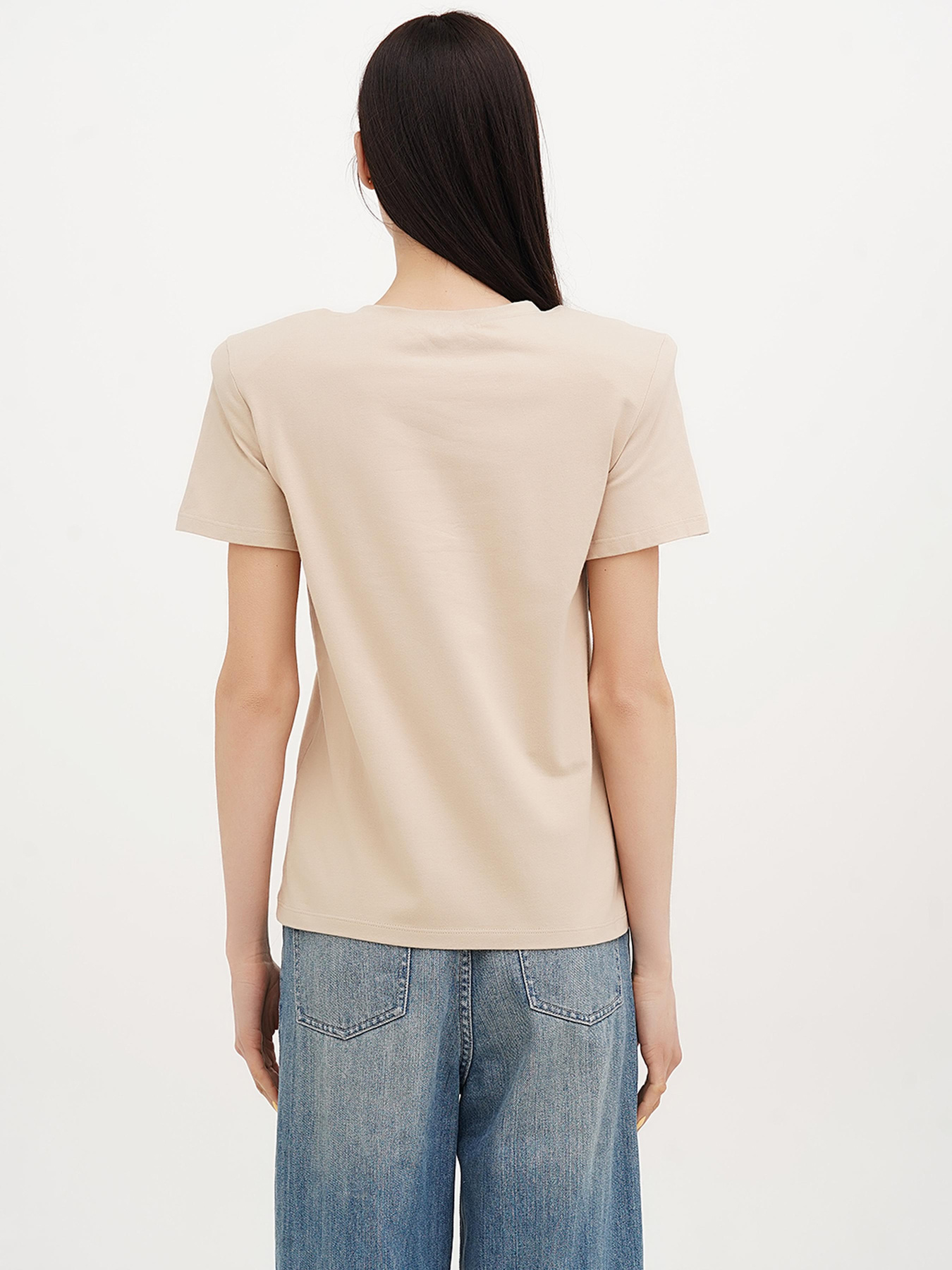Футболка Vicolo модель 222-VC-2750_бежевый Фото