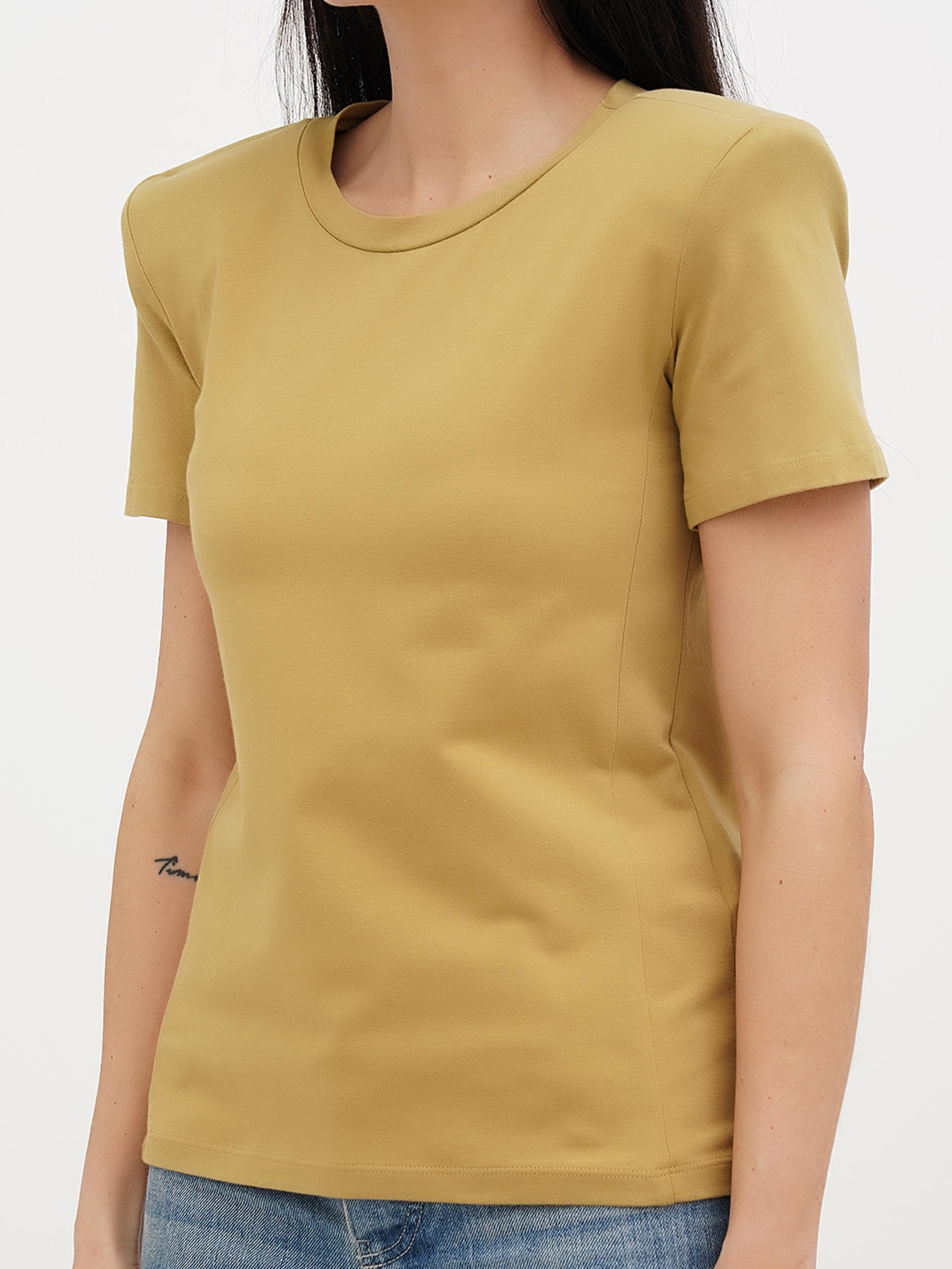 Футболка Vicolo модель 222-VC-2750_горчица Фото