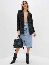 Пиджак ISSA Plus модель 12884_black Фото