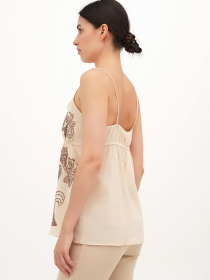 Майка Vicolo модель 222-VC-2756_бежевый Фото