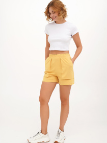 Шорты Vicolo модель 222-VC-4139_горчица Фото