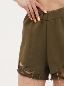 Шорты Vicolo модель 232-VC-4170_хаки Фото