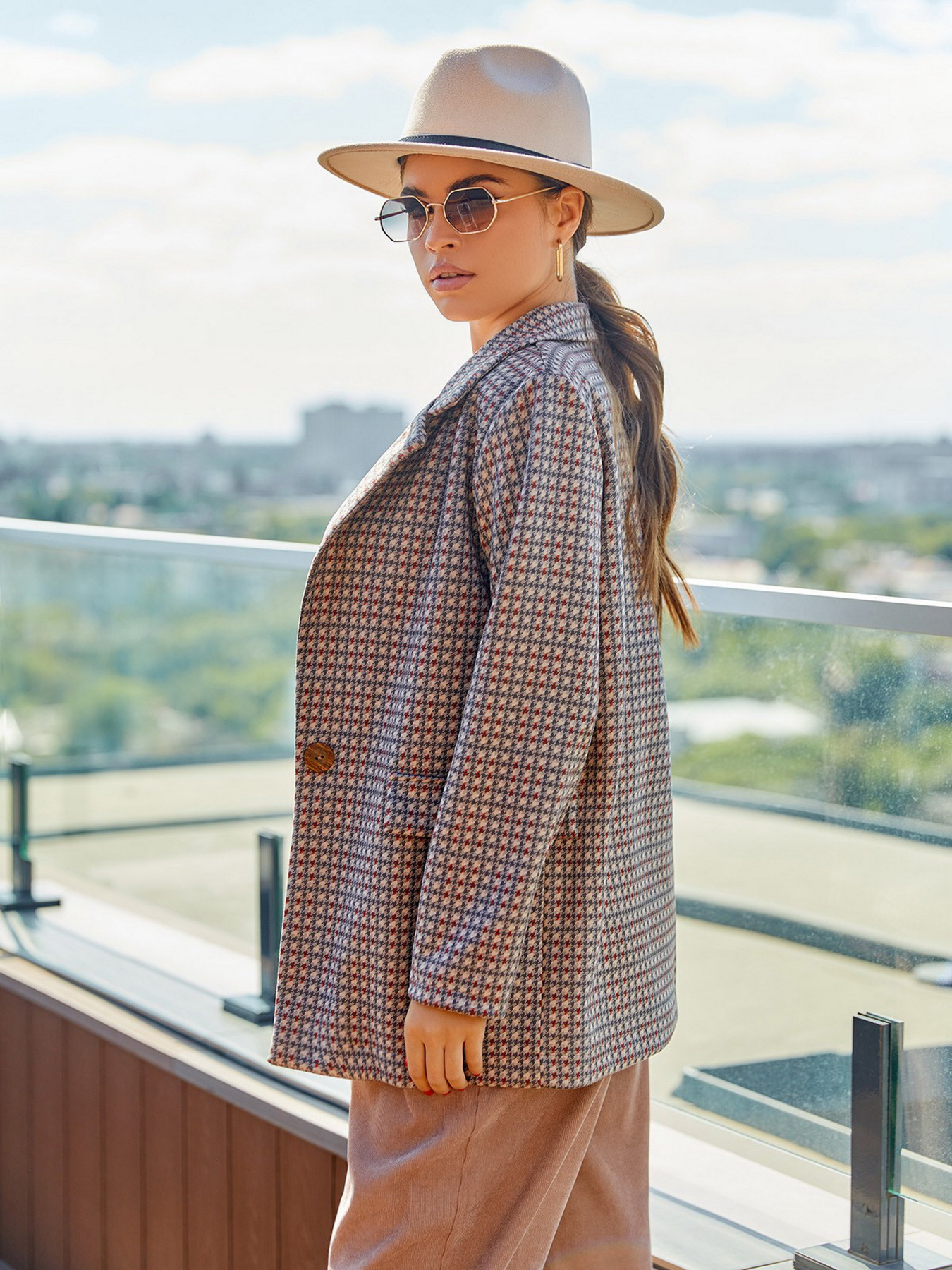 Пиджак ISSA Plus модель 12891_multicolor Фото