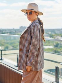 Піджак ISSA Plus модель 12891_multicolor Фото