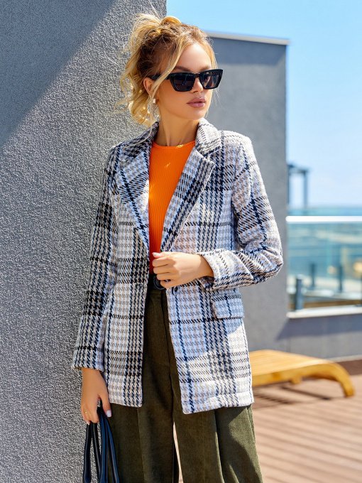 Пиджак ISSA Plus модель 12892_multicolor Фото